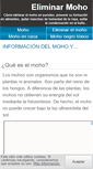 Mobile Screenshot of eliminarmoho.org